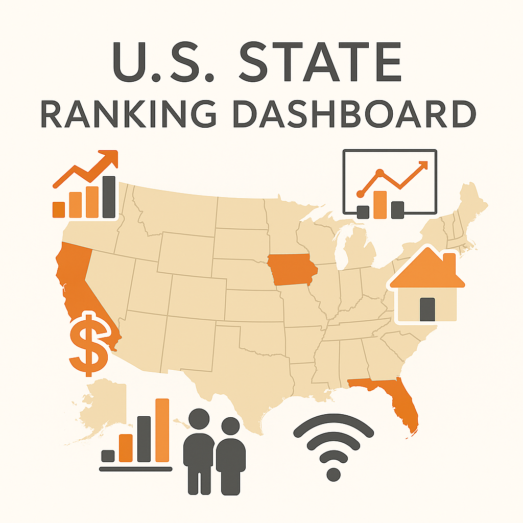 U.S. State Ranking Dashboard